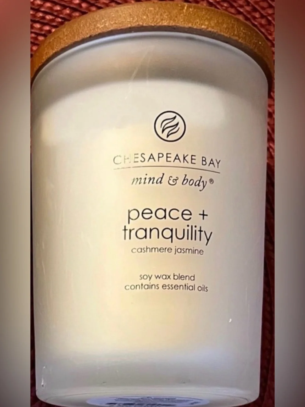 Chesapeake Bay Peace & Tranquility Cashmere Jasmine Soy Candles X’s 2 Both New